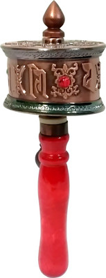 

Starstell Feng Shui Mani Cylinder Decorative Showpiece - 20 cm(Iron, Red)