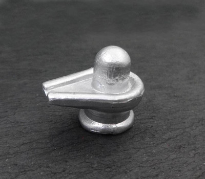 Sitare Pure Mercury Parad 48 gms Shiva Shivling Decorative Showpiece  -  2.5 cm(Silver Plated, Grey)
