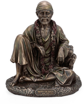 

Collectible India Decorative Showpiece - 15.6 cm(Bronze, Grey)