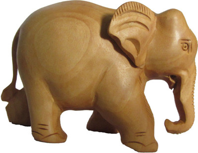 

Pardhan Store Elephant Decorative Showpiece - 5.1 cm(Wooden, Brown)