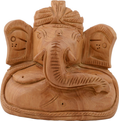 21% OFF on Rajrang Lord Ganesha Decorative Showpiece - 8 cm(Wood, Brown) 21% OFF on Rajrang Lord Ganesha Decorative Showpiece - 8 cm(Wood, Brown)