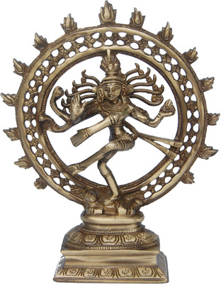 7% OFF on aakrati Lord Shiva (Natraj) Antique Statue Decorative Showpiece - 24 cm(Brass, Gold) 7% OFF on aakrati Lord Shiva (Natraj) Antique Statue Decorative Showpiece - 24 cm(Brass, Gold)