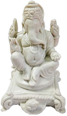 

CraftEra Decorative Showpiece - 16 cm(Marble, White)