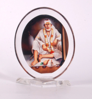 

Sigaram Sai Baba Acrylic Photo - K259 Decorative Showpiece - 7 cm(Acrylic, Multicolor)