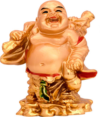 

Oyedeal Fengshui Laughing Buddha Decorative Showpiece - 8 cm(Polyresin, Multicolor)