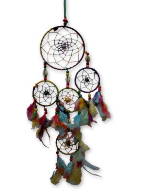 

7 Ocean Dream Catcher Decorative Showpiece - 65 cm(Wool, Multicolor)