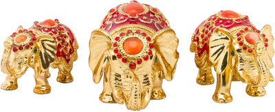 33% OFF on Prachin Elephant 3pcs Kc-2104 Decorative Showpiece - 5 cm(Brass, Multicolor) 33% OFF on Prachin Elephant 3pcs Kc-2104 Decorative Showpiece - 5 cm(Brass, Multicolor)