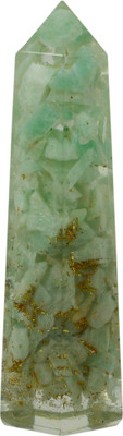 

Reiki Crystal Products Vastu / Feng Shui "Green Jade" Orgone Crystal Pencil Healing Gemstone Decorative Showpiece - 8 cm(Crystal, Green)