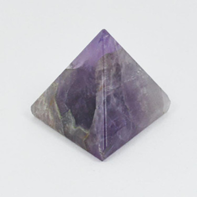 

Reiki Crystal Products Pyramid Decorative Showpiece - 3.2 cm(Stoneware, Purple)