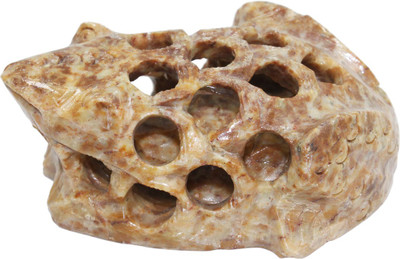 

Frabjous Frog Jali Design Decorative Showpiece - 8 cm(Ceramic, Brown)
