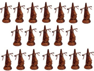 

Onlineshoppee Spectacle Holder pack of 20 Decorative Showpiece - 16.51 cm(Wooden, Brown)