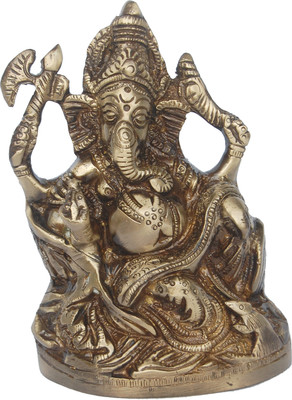4% OFF on aakrati Ganesha Statue Decorative Showpiece - 14 cm(Brass, Brown) 4% OFF on aakrati Ganesha Statue Decorative Showpiece - 14 cm(Brass, Brown)