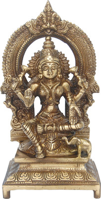 10% OFF on aakrati Goddess Lakshmi Temple Statue Antique Fish Decorative Showpiece - 18 cm(Brass, Brown) 10% OFF on aakrati Goddess Lakshmi Temple Statue Antique Fish Decorative Showpiece - 18 cm(Brass, Brown)