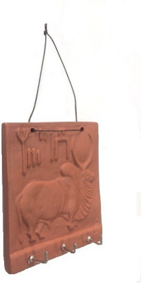 

City Craft Decorative Showpiece - 10.5 cm(Terracotta, Brown)