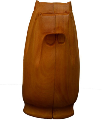 

ByCue Namaskar Ganesh Laxmi Decorative Showpiece - 5 cm(Wooden, Brown)