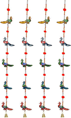 

Little Jaipur Fabric Peacock Door Hanging Set Toran(Fabric)