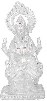 

DivyaMantra Goddess Laxmi Idol Decorative Showpiece - 24.5 cm(Aluminium, White)