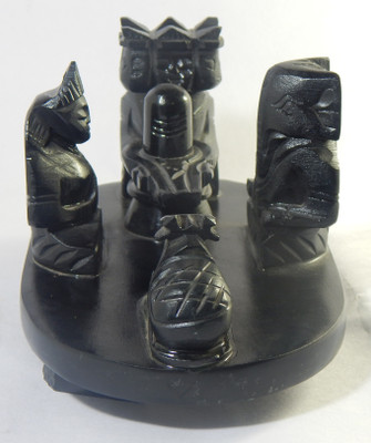 

Mahaveer Creation Decorative Showpiece - 15 cm(Stoneware, Black)