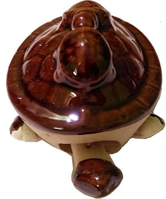 

CraftEra Decorative Showpiece - 7 cm(Porcelain, Brown)