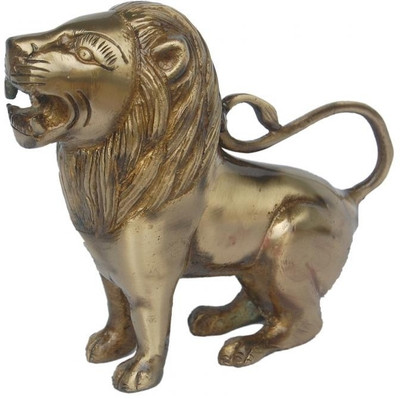 3% OFF on aakrati Brassware Lion Statue Unique For Gifting Decorative Showpiece - 15 cm(Brass, Brown) 3% OFF on aakrati Brassware Lion Statue Unique For Gifting Decorative Showpiece - 15 cm(Brass, Brown)