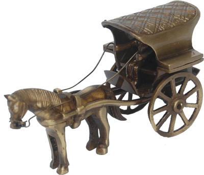 17% OFF on aakrati Beautiful Horse Cart In Antique Finish Decorative Showpiece - 7 cm(Brass, Brown) 17% OFF on aakrati Beautiful Horse Cart In Antique Finish Decorative Showpiece - 7 cm(Brass, Brown)