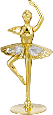 

Gold n Gem Decorative Showpiece - 10 cm(Gold Plated, Gold)