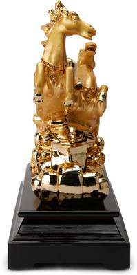 

Sunrise Decorative Showpiece - 40 cm(Polyresin, Gold, Black)