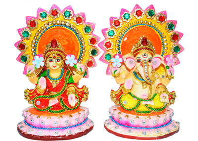 

Athena Creations Decorative Showpiece - 20 cm(Terracotta, Multicolor)