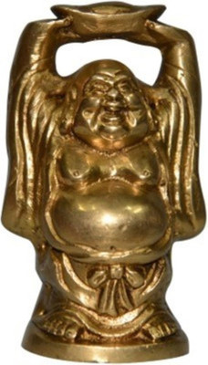 

Gruvi Vastu (Swastik) TriShakti Yantra Decorative Showpiece - 12 cm(Plastic, Gold)