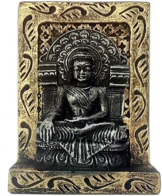 

Heeran Art Antique Meditating Lord Gautam Buddha Idol Statue Decorative Showpiece - 13 cm(Polyresin, Multicolor)