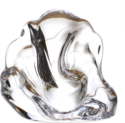 

Prax Crystal Lord Ganesh Decorative Showpiece - 8 cm(Crystal, Clear)