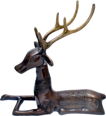 38% OFF on HanDecor Royal Stag Decorative Showpiece - 25 cm(Brass, Brown, Gold) 38% OFF on HanDecor Royal Stag Decorative Showpiece - 25 cm(Brass, Brown, Gold)