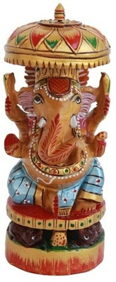 27% OFF on Craft International Lord Ganesha Decorative Showpiece - 16 cm(Wood, Multicolor) 27% OFF on Craft International Lord Ganesha Decorative Showpiece - 16 cm(Wood, Multicolor)