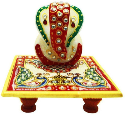 

Just Shopee Decorative Showpiece - 10.5 cm(Stoneware, Multicolor)