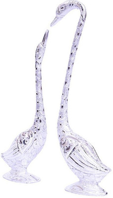 

Bharatcraft Decorative Showpiece - 35 cm(Silver Finish, Silver)