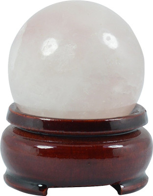 

Reiki Crystal Products Vastu / Feng Shui Rose Quartz Crystal Ball Decorative Showpiece - 4 cm(Crystal, Pink)