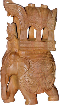 50% OFF on Vaah Decorative Showpiece - 20 cm(Wood, Yellow) 50% OFF on Vaah Decorative Showpiece - 20 cm(Wood, Yellow)