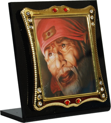 

Sigarma Sai Baba Idol Frame - For Car Dashboard, Office-Desk, Table Decor, Home and Shop - K496 Decorative Showpiece - 7 cm(Acrylic, Multicolor)