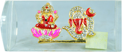 28% OFF on SC Handicrafts Laxmi Ganesha Decorative Showpiece - 5 cm(Brass, Multicolor) 28% OFF on SC Handicrafts Laxmi Ganesha Decorative Showpiece - 5 cm(Brass, Multicolor)