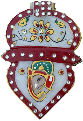 

Chitra Handicraft Marble Tilk Chopra Decorative Showpiece - 2 cm(Stoneware, Multicolor)