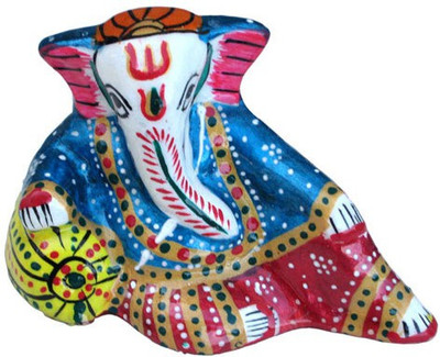 55% OFF on Chitra Handicraft Metal Ganesh Showpiece - 6 cm(Brass, Multicolor) 55% OFF on Chitra Handicraft Metal Ganesh Showpiece - 6 cm(Brass, Multicolor)