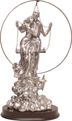 

Oyedeal Swing Couple GFT354 Decorative Showpiece - 29 cm(Polyresin, Silver)