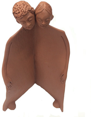 

City Craft Decorative Showpiece - 25 cm(Terracotta, Brown)