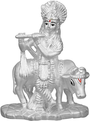

Jewel99 Krishna Decorative Showpiece - 11.2 cm(Silver, Silver)