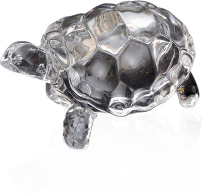 

Fedput Crystal Turtle Tortoise for Vaastu Decorative Showpiece - 8 cm(Crystal, Clear)