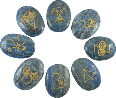 

Reiki Crystal Products Decorative Showpiece - 7 cm(Crystal, Blue)