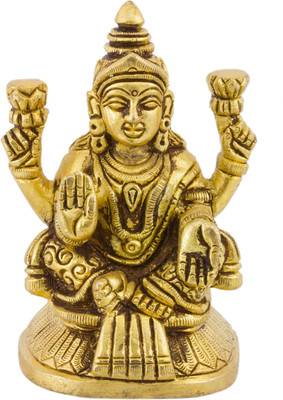 33% OFF on Prachin Laxmi Sitting D Base S Decorative Showpiece - 8 cm(Brass, Gold) 33% OFF on Prachin Laxmi Sitting D Base S Decorative Showpiece - 8 cm(Brass, Gold)