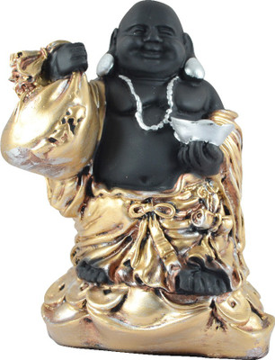 

Reiki Crystal Products Decorative Showpiece - 12.5 cm(Porcelain, Gold, Black)