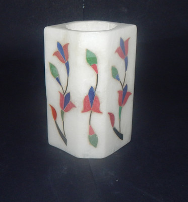 

Mahaveer Creation Decorative Showpiece - 10 cm(Stoneware, White)
