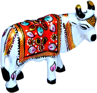 

Ac Aditi Creations Decorative Showpiece - 7 cm(Aluminium, White)